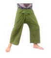 Thai fishing pants - dark olive green