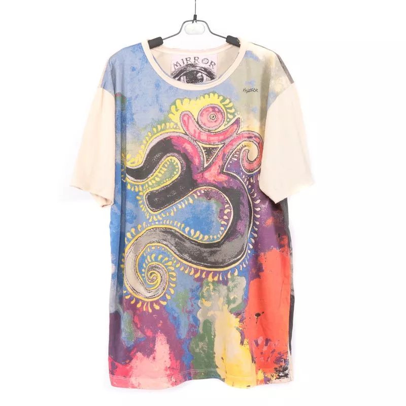"Mirror" Om T-Shirt Größe L
