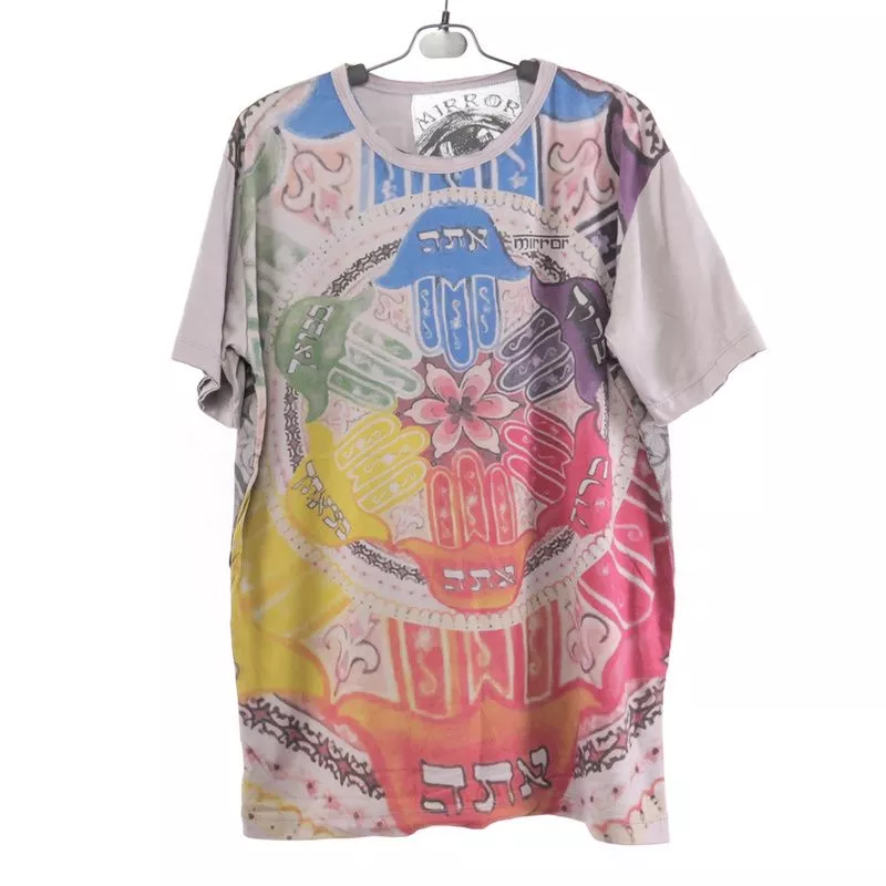 T-shirt "Miroir" de la main de Fatima Taille L