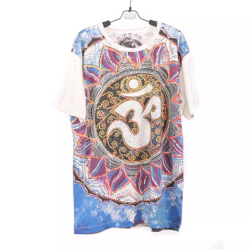 "Mirror" Om T-Shirt Größe L