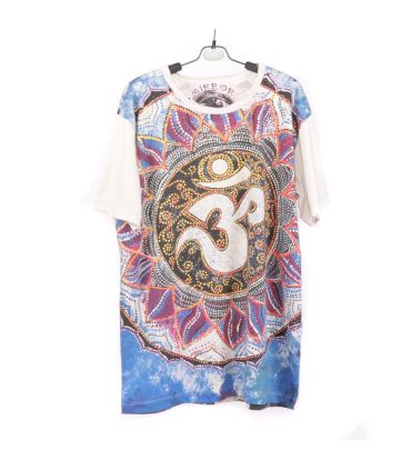 "Mirror" Om T-Shirt Size L