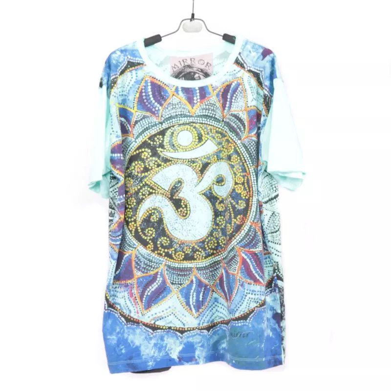 "Mirror" Om T-Shirt Size L
