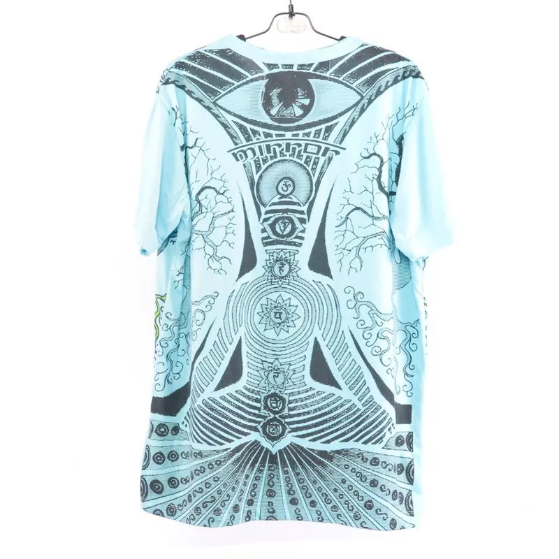"Mirror" Om T-Shirt Größe M