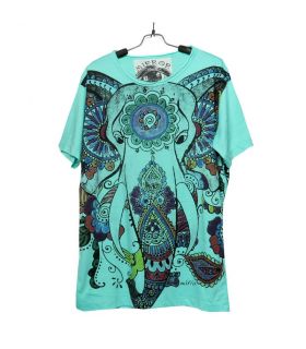 "Mirror" Ganesha Elephant T-shirt size M