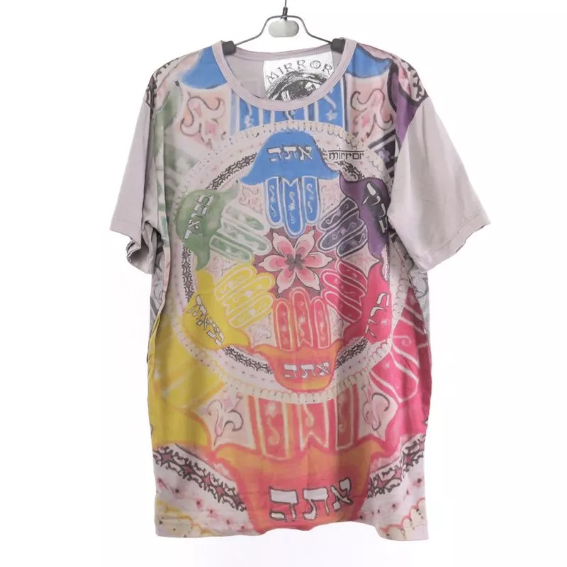 "Mirror" Om T-Shirt Größe M