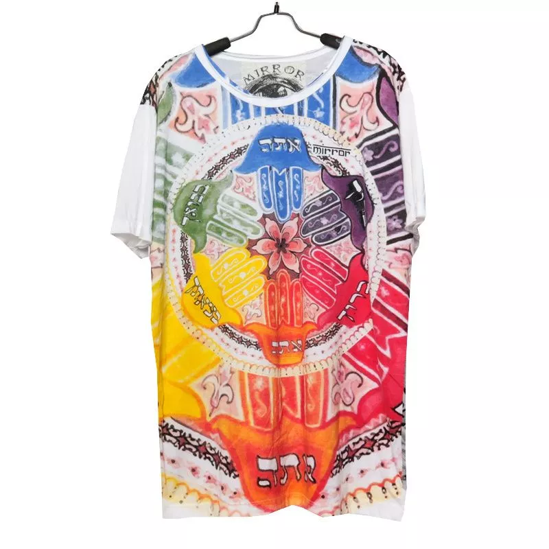 "Mirror" Om T-Shirt Größe M