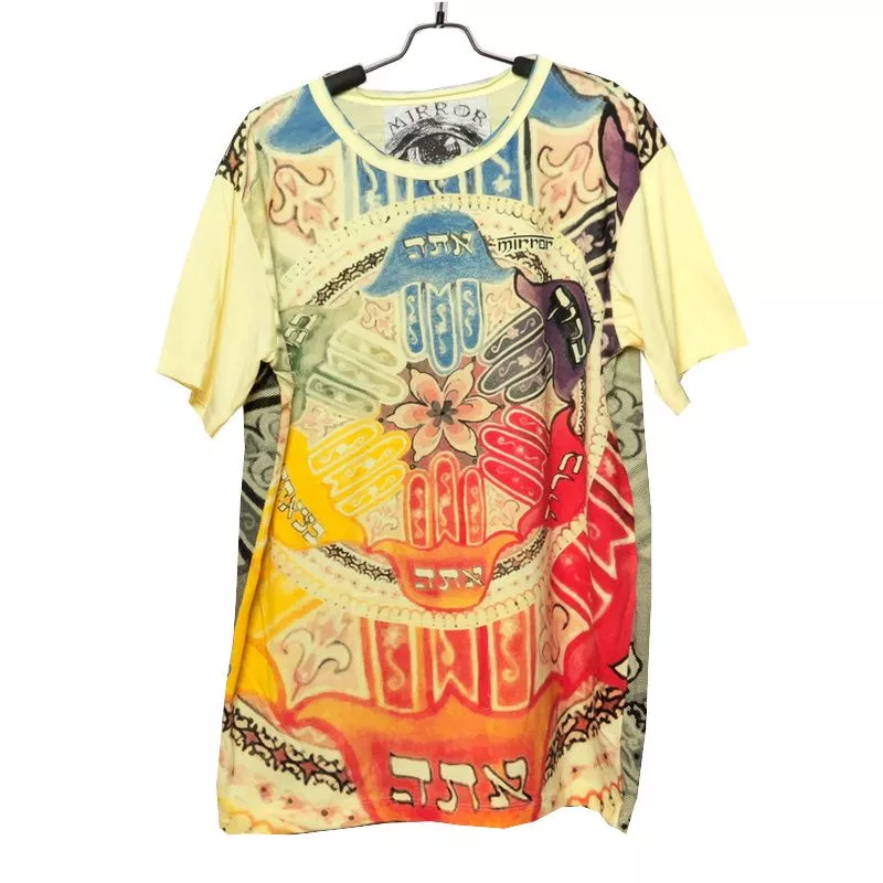 "Mirror" Om T-shirt Size M