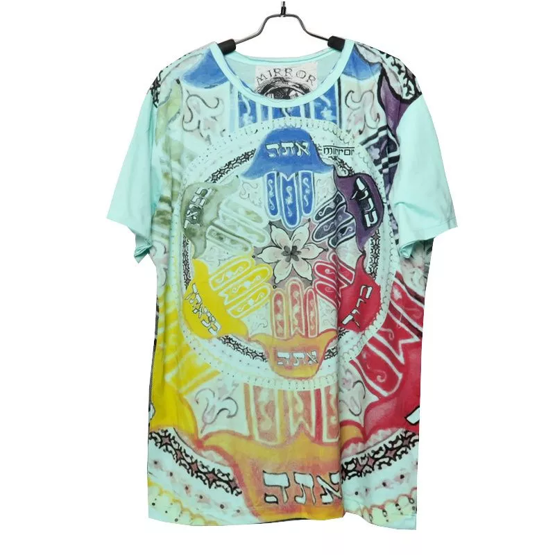 "Mirror" Om T-Shirt Größe M