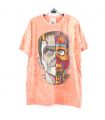 T-Shirt "No Time" Frankenstein Taille M Stonewashed