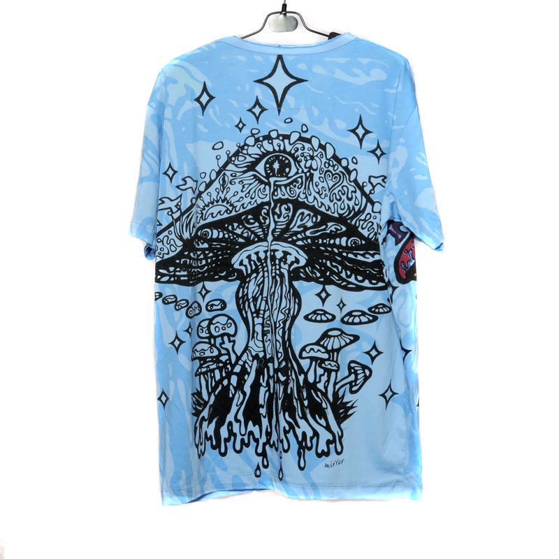 T-Shirt "Mirror" Champignons psychédéliques Taille M