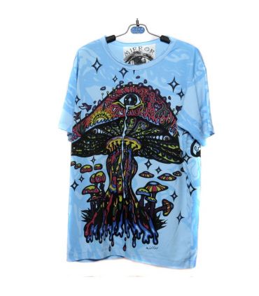 "Mirror" Psychedelic Mushrooms T-Shirt Größe M