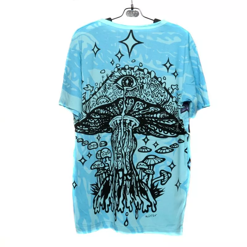 T-Shirt "Mirror" Champignons psychédéliques Taille M