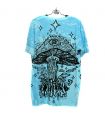 "Mirror" Psychedelic Mushrooms T-Shirt Größe M