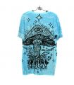 T-Shirt "Mirror" Champignons psychédéliques Taille M