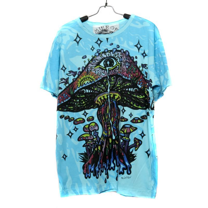 "Mirror" Psychedelic Mushrooms T-Shirt Größe M