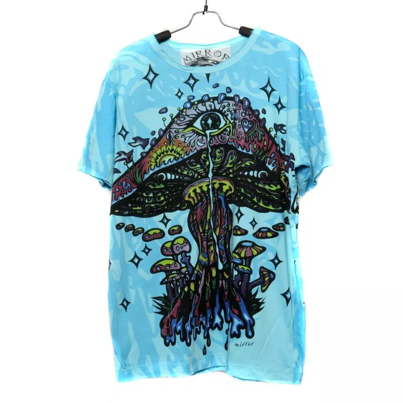 T-Shirt "Mirror" Champignons psychédéliques Taille M