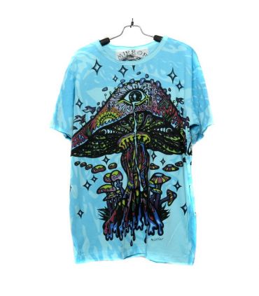 T-Shirt "Mirror" Champignons psychédéliques Taille M
