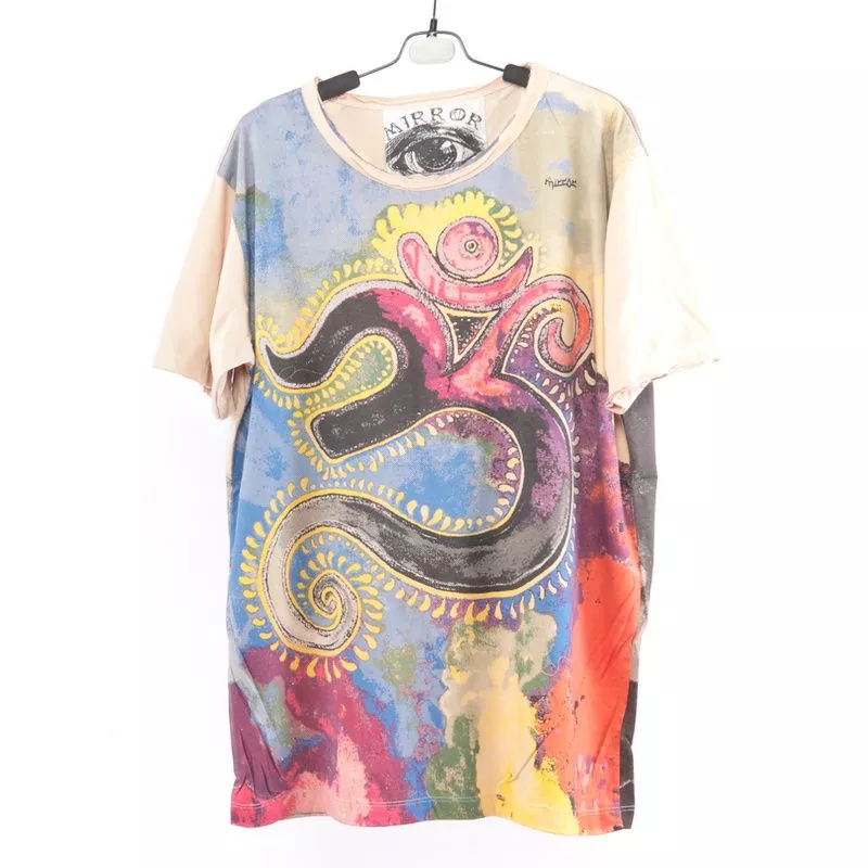"Mirror" Om T-Shirt Größe M