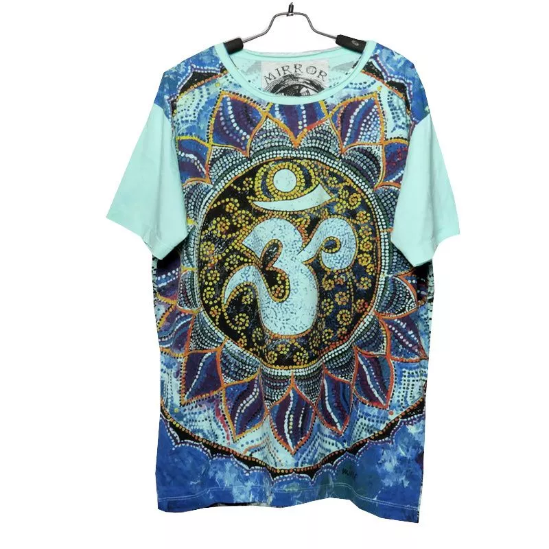 ॐ "Mirror" Om T-Shirt Größe M