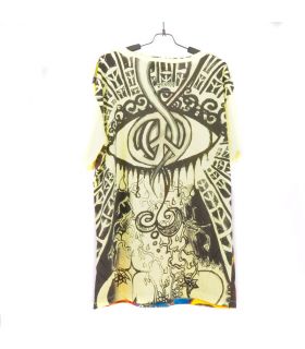 Camiseta "Espejo" Ganesha Elefante Hippie Talla L