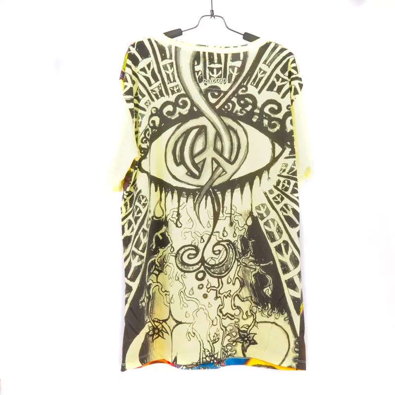 "Mirror" Hippie Ganesha Elefant T-Shirt Größe L