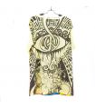 "Mirror" Hippie Ganesha Elefant T-Shirt Größe L