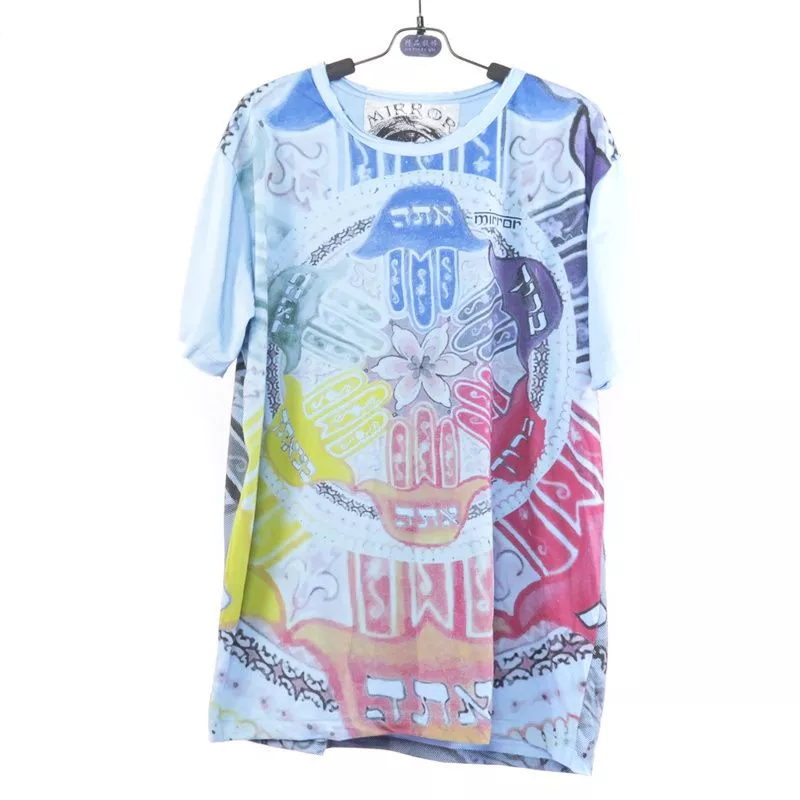 "Mirror" Hand der Fatima T-Shirt Größe L
