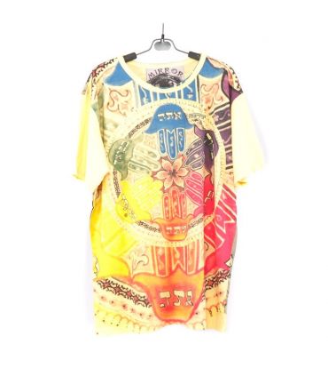 "Mirror" Hand of Fatima T-Shirt Size L