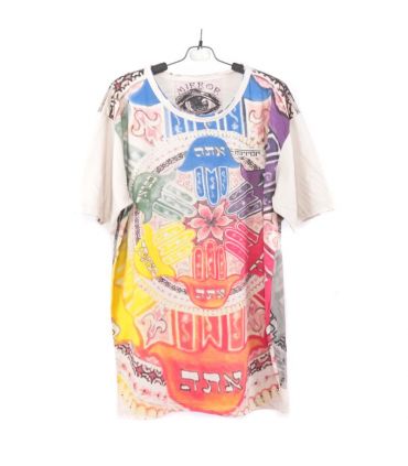 "Mirror" Hand of Fatima T-Shirt Size L