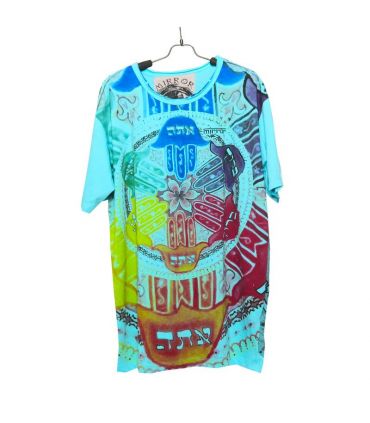 "Mirror" Hand der Fatima T-Shirt Größe L
