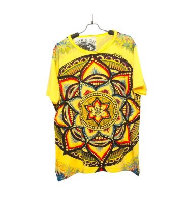 "Mirror" Mandala T-Shirt size M
