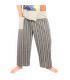 Fisherman trousers hand woven - mineral colours