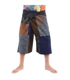 Short à patchwork Thai Fischerman