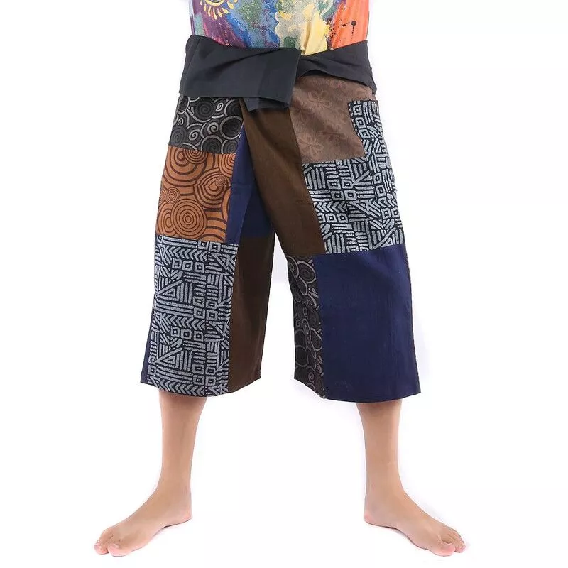 Short à patchwork Thai Fischerman