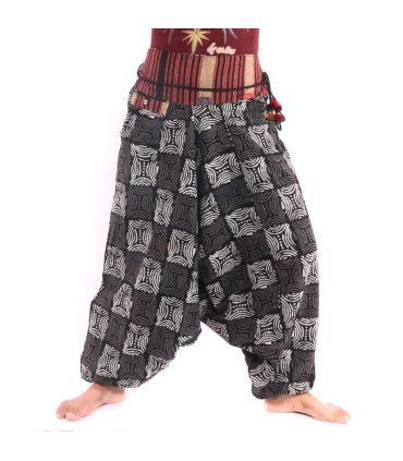 Aladinhose Nord Thailand quadratisches Muster