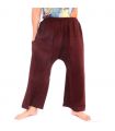 Casual pants cotton - brown
