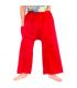 Casual pants cotton - red
