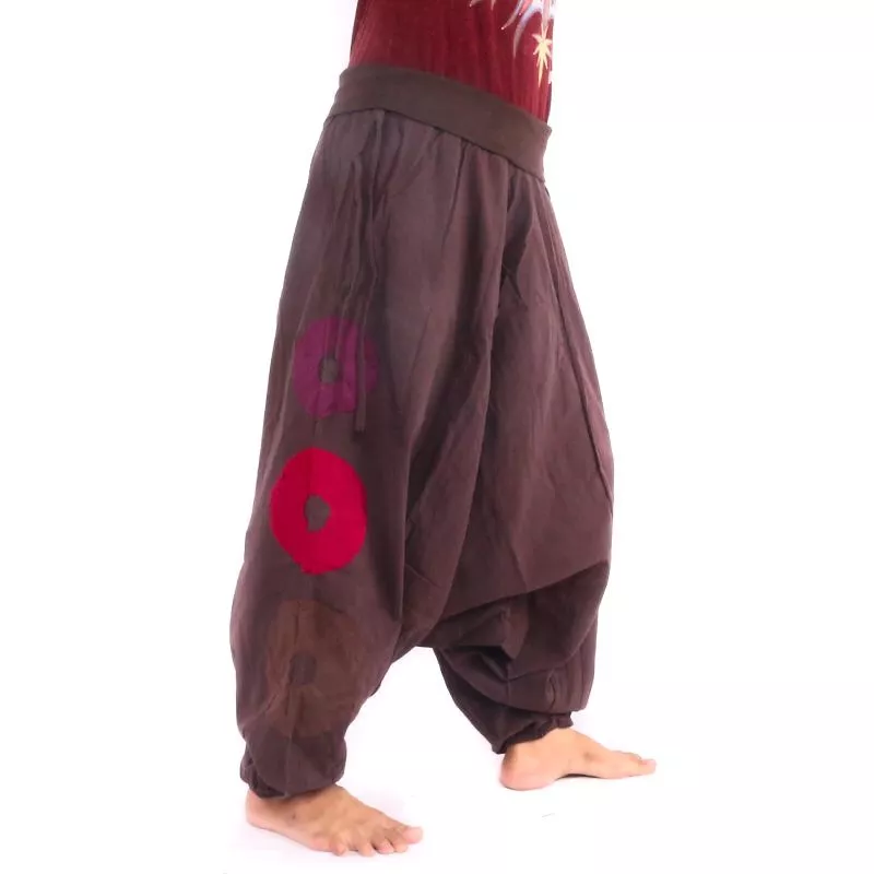 Aladinhose braun, Baumwolle