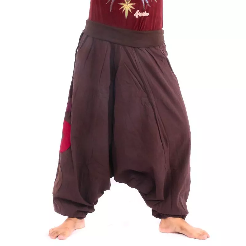 Aladinhose braun, Baumwolle