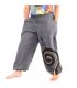 Pantalon hippie thaïlandais à motif spiralé