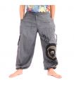 Thai hippie pants spiral pattern