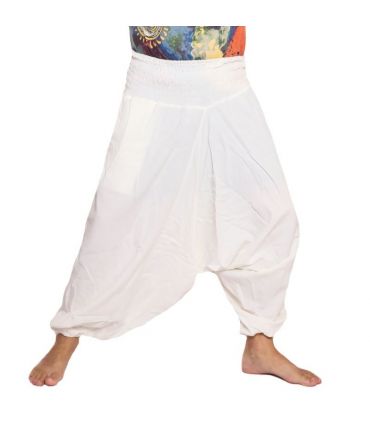Aladinhose Baumwolle weiß