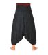 Pum pants black cotton mix