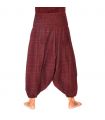 harem pants short for men and women red cotton