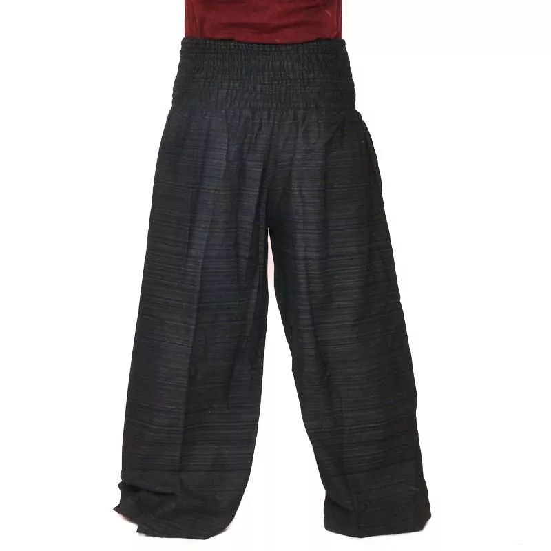 harem pants high cut black