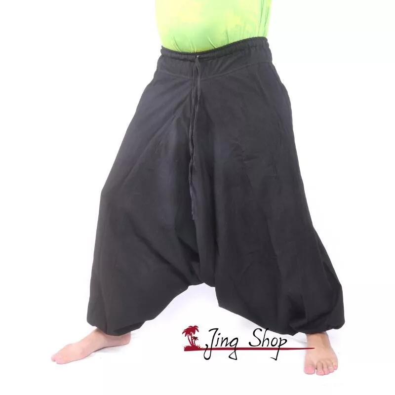 Sarouel à nouer coupe basse pour hommes