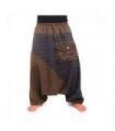 Harem pants two colors with large side pocket