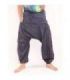 ॐ Pantalon harem avec des symboles sanskrits mélange de coton