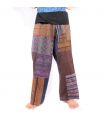 Patchwork Thai fisherman pants from Chiang Mai, heavy cotton