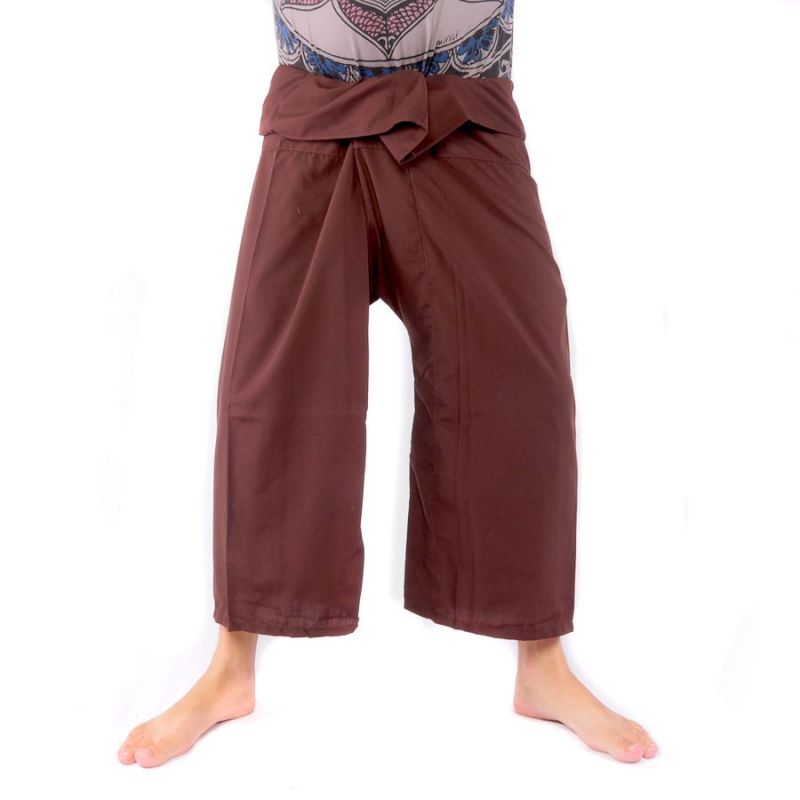 Style Bohème Français Pantalon Thai FantaZia Noir - 100% Coton